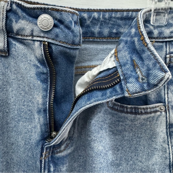 Wild Fable Denim Cargo Midi Skirt High Rise Y2K Utility Streetwear - Picture 4 of 7